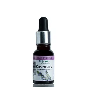 Truly Essential Rosemary Oil| Essential oil | 100% pure undiluted steam distilled-15ml | Excellent for hair and skin| No added preservatives colour fragrance| Use in hair oil shampoo or with any carrier oil| DIY face and hair masks