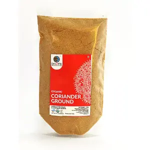Dhatu Organics Coriander Powder Pure Indian taste cuisine Indian food - Quick cook, good for health100g