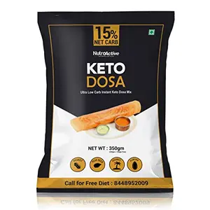 NutroActive Keto Dosa Mix Low Carb Gluten Free - 350 gm