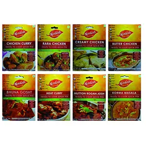 Curries/Gravy Spices Combo Pack of 8 -Trial Pack
