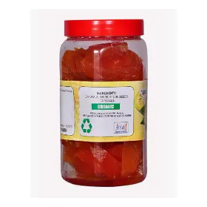 Sun Grow Home Made Organic Sweet Bel Murabba Pieces ( Without Syrup) 1kg (1000 Gm)