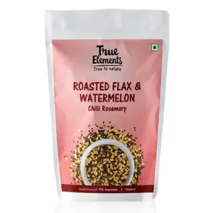 Harippa Flax & Watermelon Seed With Chilli Rosemary Flavour - Indian Roasted Seeds Mix Snacks 125 gm(4.40 OZ)