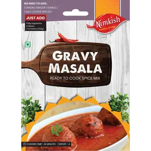 Gravy Masala Without Onion And Garlic - Indian Ready To Cook Spice Mix - 30g (1.05 OZ)