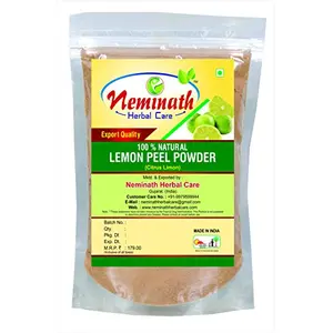 100% Natural Lemon Peel (Citrus Limon) Powder For Perfect Oil Balance Naturally 100 Gram Pack