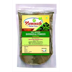 Neminath Herbal Care 100% Natural Bhringraj Leaves (Eclipta Alba) Powder For Fighting Hair Fall Naturally (100Grams)