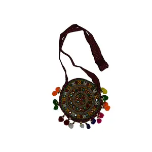 Silkrute Hand Embroidered Sling Bag
