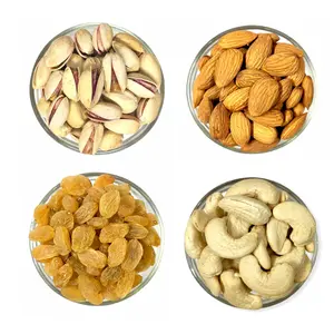 Daily Needs Dry Fruits Combo Pack 400gm (Almonds Plain Kishmish Raisins R&S Plain Cashews Plain) Dry Fruits Mixed Dry Fruits