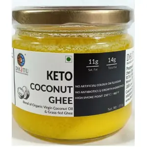 Dhatu Organics Keto Coconut Ghee 250g