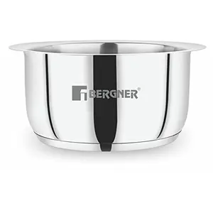BERGNER Eternity Stainless Steel Tope with Induction Compatible (2.5 Liter Silver)