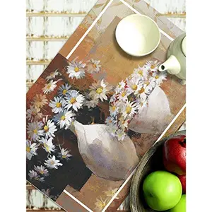 Freelance PVC Frosted Table Mats Kitchen & Dining Placemats Set of 6 pcs 30 x 45 cm