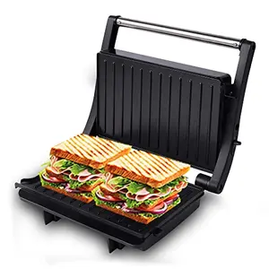 Pringle Sandwich and Panini Toaster Griller 2 Slice Non-Stick 180Â° Rotation Sandwich and Panini Toaster Griller Automatic Temperature Cut-off with LED Indicator For Home And Kitchen - GM 721 | 1000 watt