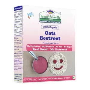 100% Organic Oats, Beetroot Porridge Mix