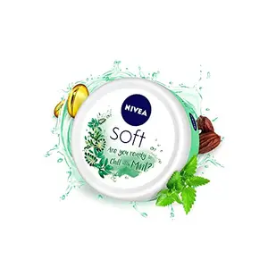 NIVEA Soft Light Moisturising Cream Chilled Mint 100ml