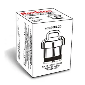 Hawkins Vent Weight / Pressure Regulator for all Hawkins Pressure Cookers from 1.5 Litre to 12 Litre Silver Standard (H10-20)
