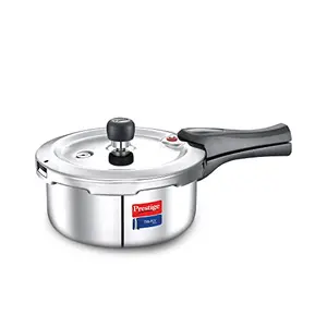 Prestige Svachh Triply Outer Lid Pressure Cooker with Unique Deep Lid for Spillage Control 2 Litre Silver