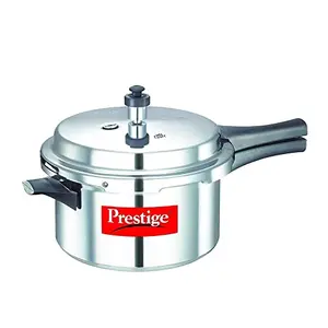 Prestige Popular Aluminium Pressure Cooker 4 Litres Silver