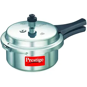 Prestige Popular Aluminium Outer Lid Pressure Cooker 2 Litres Silver