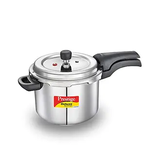 Prestige Svachh Deluxe Alpha 4 Litre Stainless Steel Outer Lid Pressure Cooker