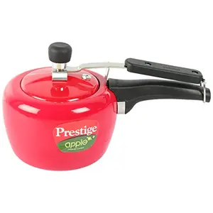 Prestige Apple Plus Powder Coated Red Aluminium Pressure Cooker 2 Litres