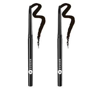 SUGAR Cosmetics Kohl Of Honour Intense Kajal - 01 Black Out (Duo) | Ultra Creamy Texture Smudge Proof Water Proof Kajal Long Lasting Eye Pencil Lasts Up to 12 hours