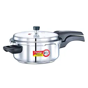 Prestige Deluxe Alpha Outer Lid Stainless Steel Pressure Cooker 3 Litres Silver