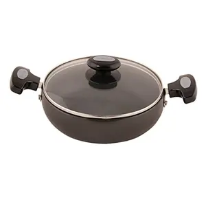 Prestige Aluminium Hard Anodised Cookware Saute Pan 200 mm Black