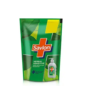 Savlon Herbal Sensitive pH balanced Liquid Handwash Refill Pouch 175ml