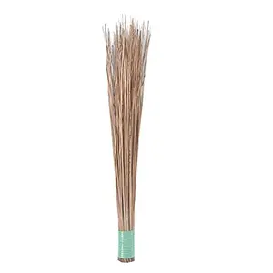 Bhajanlal Greenery Coconut Fiber Broomstick for Wet Floor Garden Outdoor Cleaning Brooms Pack of 1