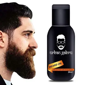 Urbangabru Beard Oil: Growth | Softener | Conditioner | 100 % Natural- (30ml)