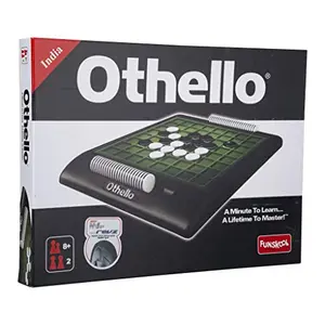 Funskool Games - Othello Strategy game Portable classic travel game for kids adults & family 2 players 8 & aboveMulticolor