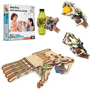 Smartivity Robotic Mechanical Hand for kids 8-14 STEM Educational DIY Fun Toys Educational & Construction based Activity Game for Kids Gifts for Boys & Girls Learn Science Engineering Project Made in India (Multicolor)