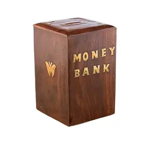Park City Money Bank || Piggy Bank || Best Gift Item Kids (Brown) (6 X 4 Inch)