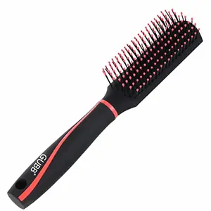 GUBB Styling Brush For Men & Women | Styles hair to perfection | Soft Nylon Bristles | Detangles | Improves circulation Professional look | Adds volume - Flat Hair Brush For Hair Styling- Vogue Range
