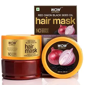 WOW Skin Science onion hair mask for Dandruff/Hair Growth/Hair Fall/ Hair Regrowth - 200ml