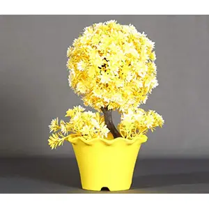 7 Season's Artificial Plant with Pot | Artificial Flower | Artificial Flower with Pot | Artificial Plants for Home Decoration | Plant for Decoration | Artificial Natural Green Plants