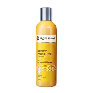 Godrej Professional Honey Moisture Shampoo For Dry & Damaged Hair - 250ml No Paraben with Honey & Nourishing Oil