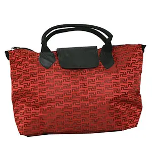 Kuber Industries Red Shopping Bag (Travel013707)