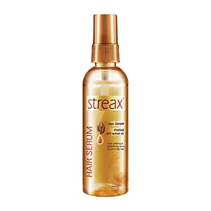 Streax Hair Serum for Women & Men | Contains Walnut Oil | Instant Shine & Smoothness | Regular use Hair Serum for Dry & Wet Hair | Gives frizz free Hair | Soft & Silky Touch100ml