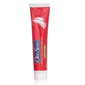 Old Spice Lather Shaving Cream - Fresh Lime (Pack Of 4) 70 G