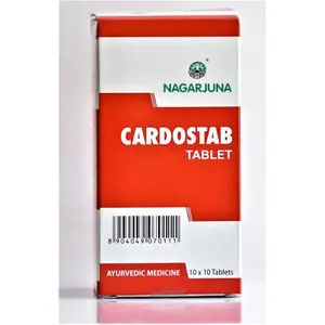 NAGARJUNA Cardostab for Tension and Cardiac - 100 Tablets NAGARJUNA Cardostab for Tension and Cardiac 100 Tablets