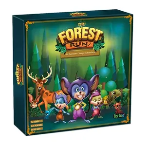 Tortue Forest Run - Awesome Jungle Adventure | Fun Strategy Board Game for Family Kids Children (Color- Green)