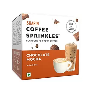 Snapin Coffee Sprinkles Chocolate Mocha- Flavours for Your Coffee Pouch 150g