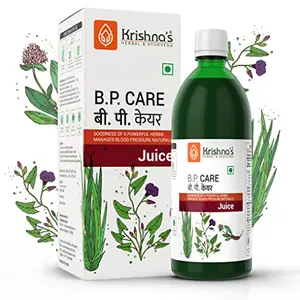 Krishna's Herbal & Ayurveda High BP Care Juice - 500 ml (Pack of 2)