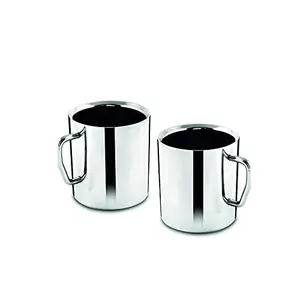 Classic Essentials Double Walled Coffee Mug Set of 2 150 ml Capacity