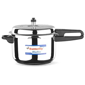 Butterfly Blue Line Stainless Steel Outer Lid Pressure Cooker 7.5 Litre