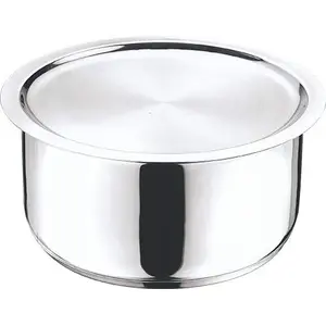 Vinod Stainless Steel 304 Grade Tope with Lid - 22 cm 4 Ltr (Induction Friendly)