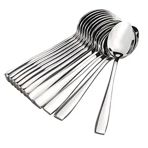 Parage Stainless Steel Dinner/ Table Spoons Spoon Set Length 16.5 cm Set of 12 Silver