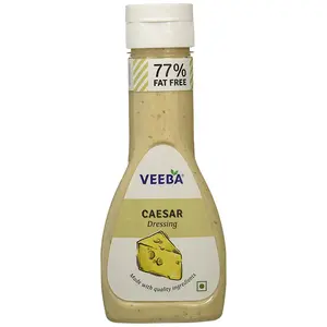 Veeba Salad Dressings Caesar Less Than 0.7g Adding Sugar Per Serving 300g
