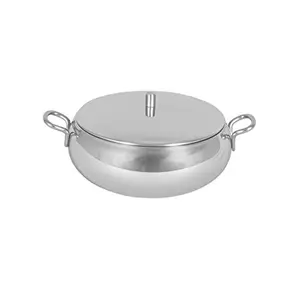 Zaib Stainless Steel Serving Bowls with Lid for Food Serving and Storage (Stainless Steel Serving Bowl)