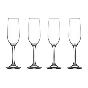 Bhabha SalesÂ® Crystel Red Wine Glass - 200 ml Set of 4 - Non Lead Crystel Viola Champagne Wine Glass (4)